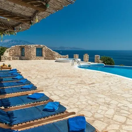 Villa Extravagant Zante Villa Villa Deep Blue Great Sea Views 4 Bedrooms Agios Nikolaos Korithion